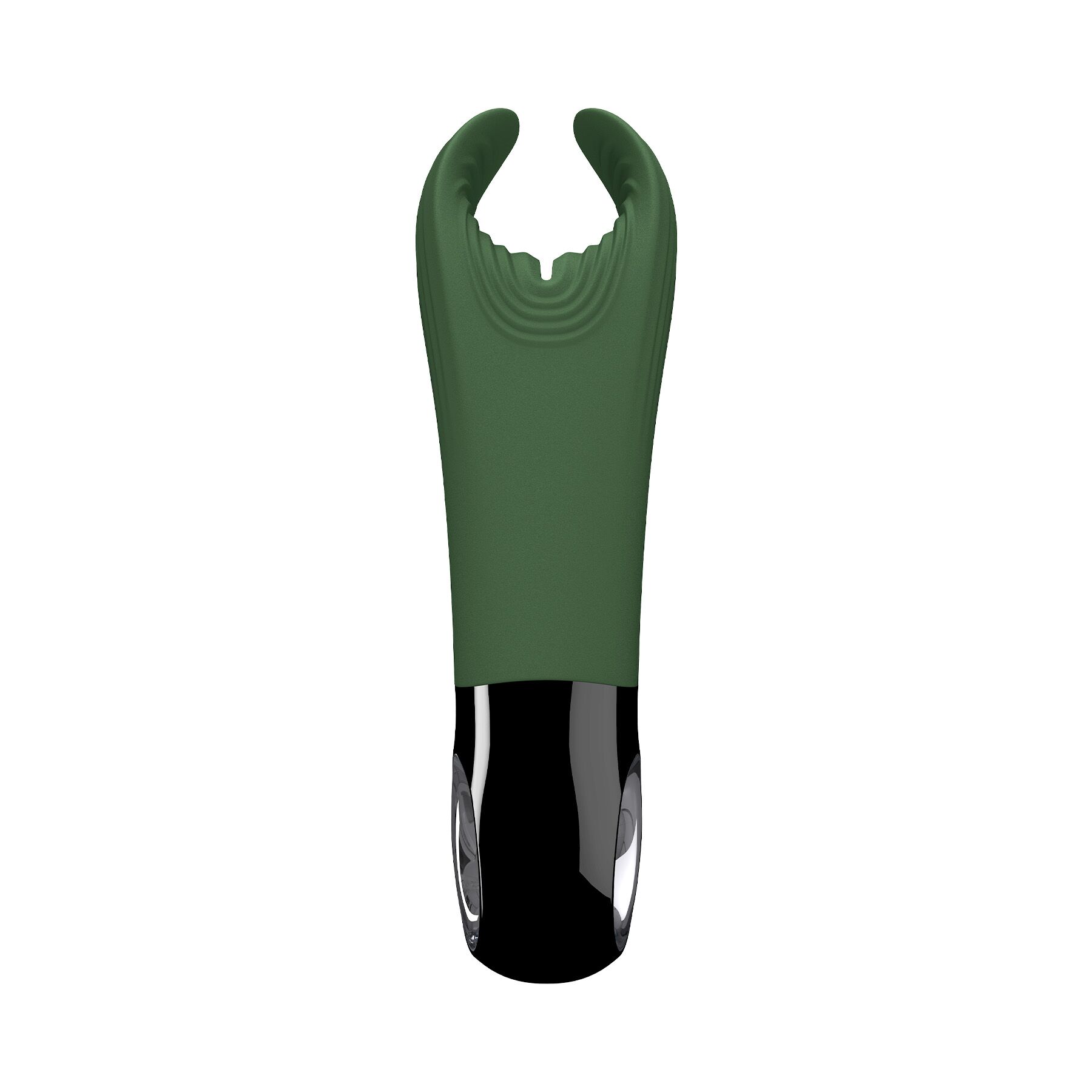 Вибратор для пениса Fun Factory MANTA moss green/black, подходит для парных игр