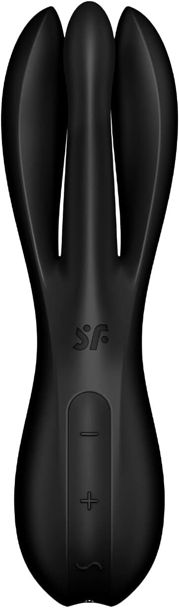 Клиторальный вибратор Satisfyer Threesome 2 Black, 3 гибких пальчика, 3 мотора