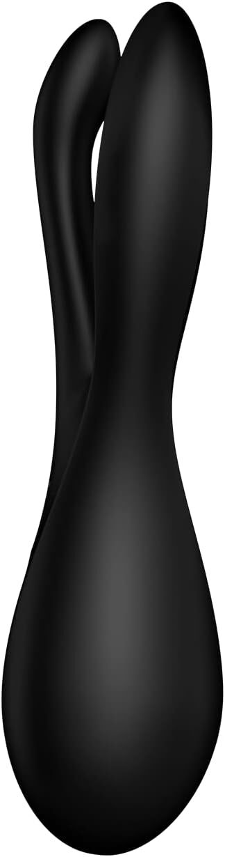 Клиторальный вибратор Satisfyer Threesome 2 Black, 3 гибких пальчика, 3 мотора