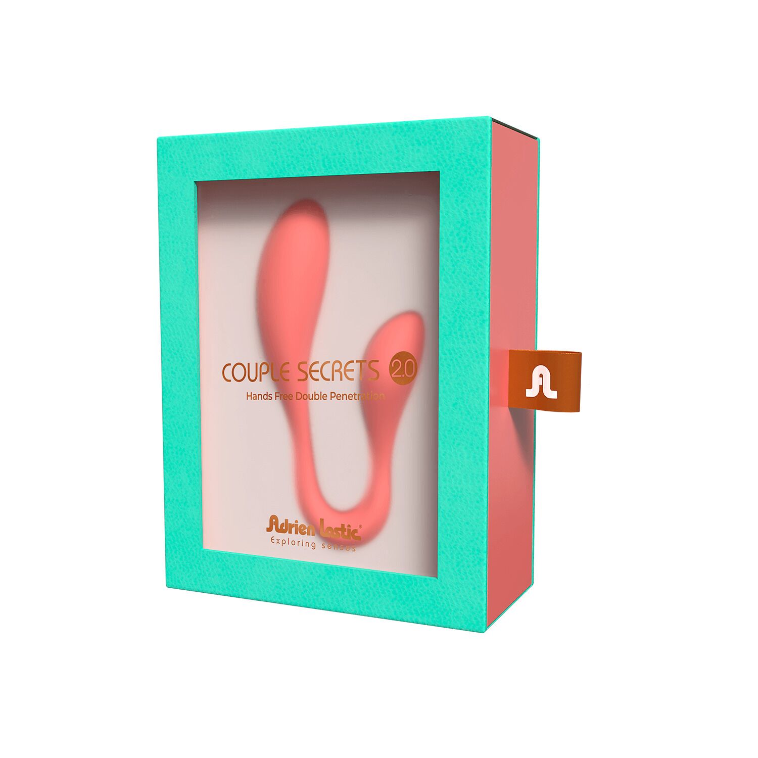 Смарт-вібратор для пар Adrien Lastic Couple Secrets 2.0, 2 мотори, 10 режимів