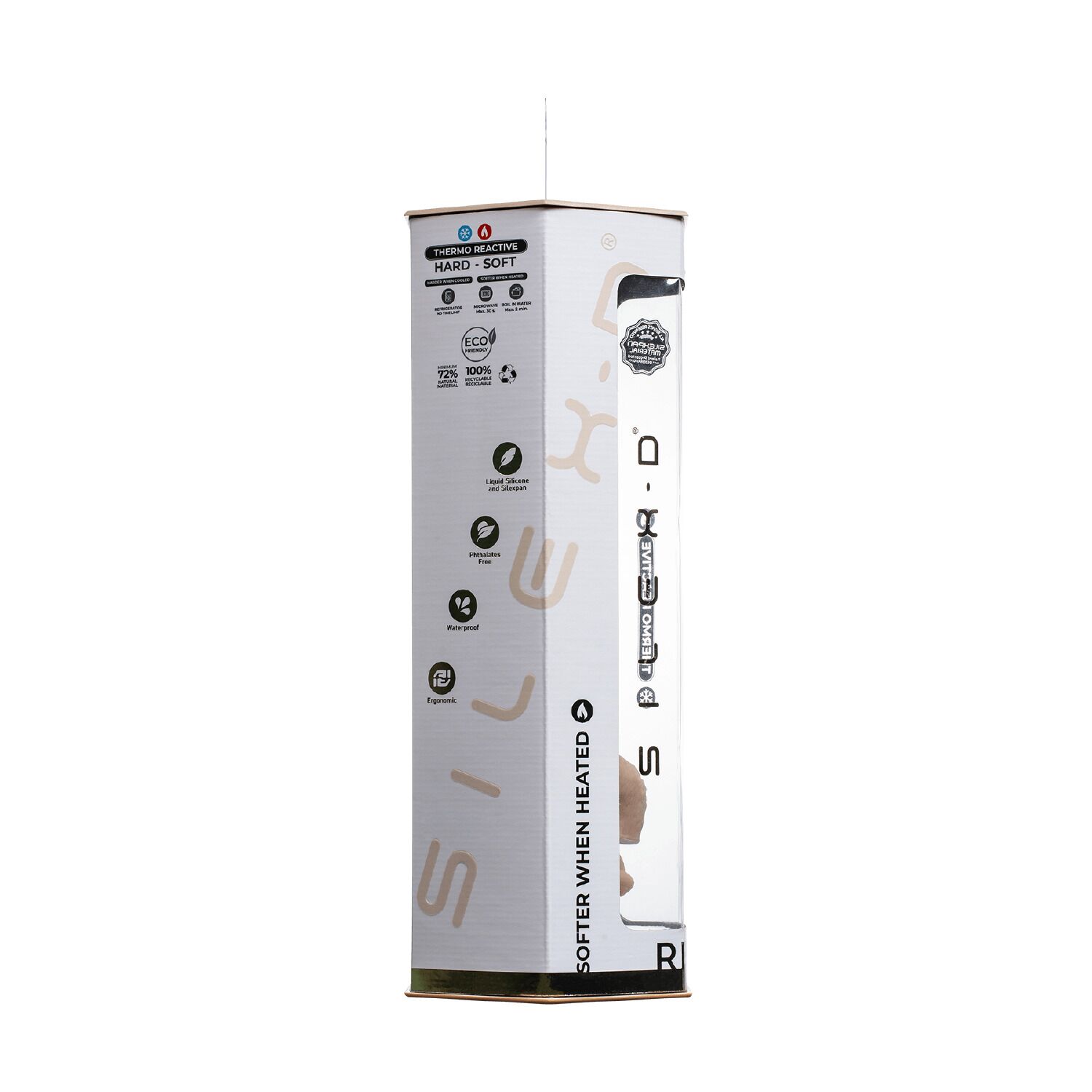 Фаллоимитатор SilexD Vetus Real Skin Flesh (8in MODEL 1) суперсофт-силикон+Silexpan, диаметр 4,1 см