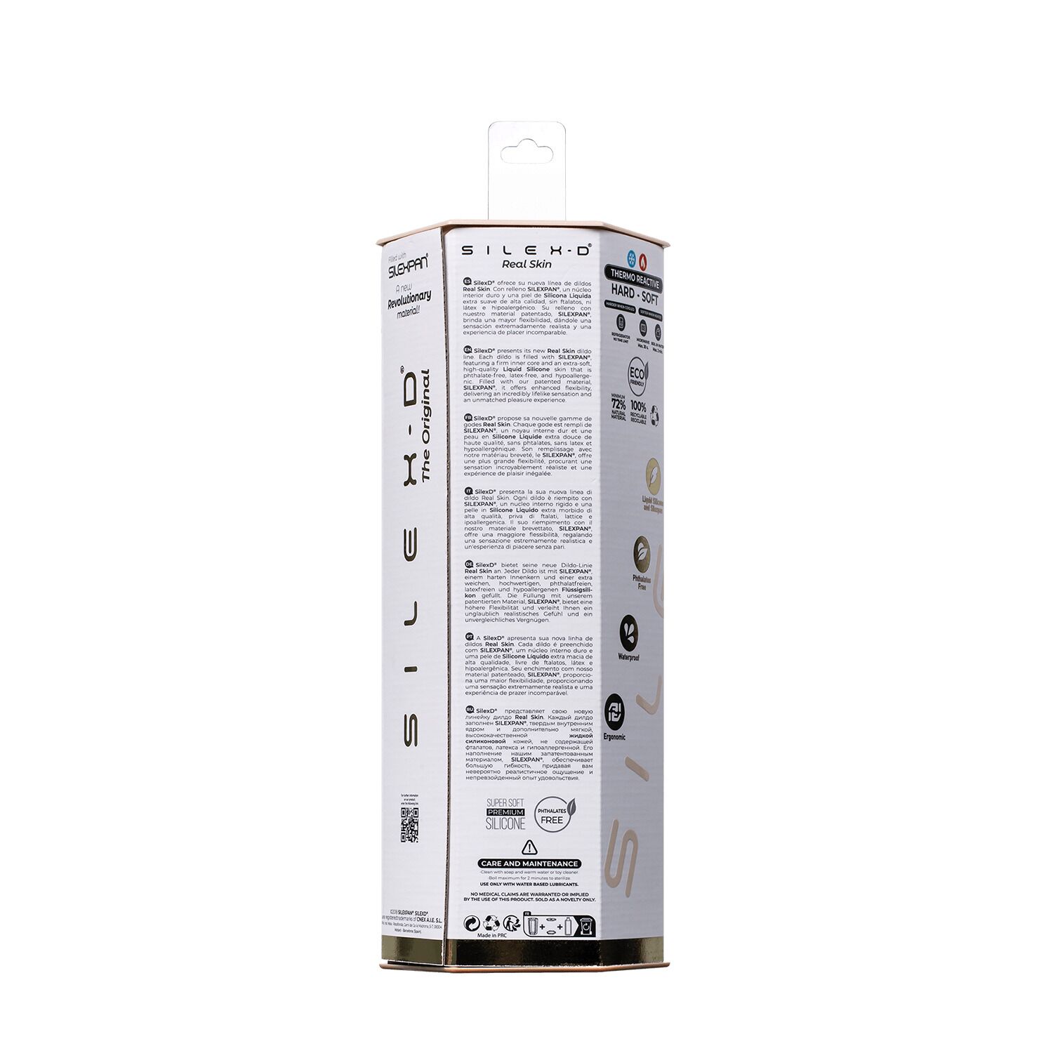 Фаллоимитатор SilexD Johnny Real Skin Flesh MODEL 1, суперреалистичный, на присоске, диаметр 3,8 см