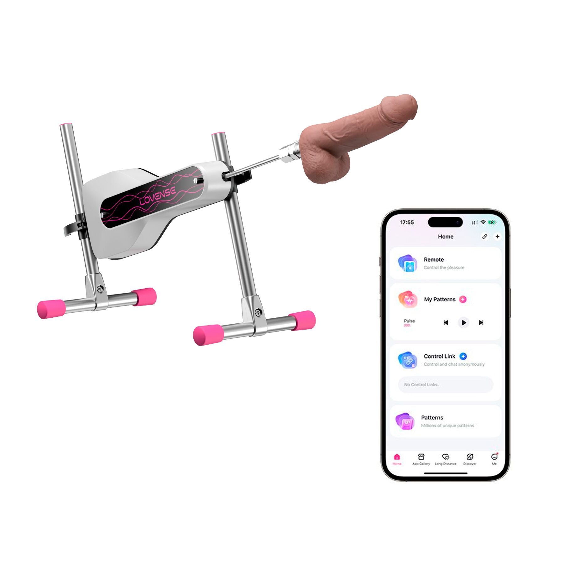 Міні-смарт секс-машина Lovense Mini Sex Machine, підходить для вебкам, 260 фрикцій/хв, дуже легка