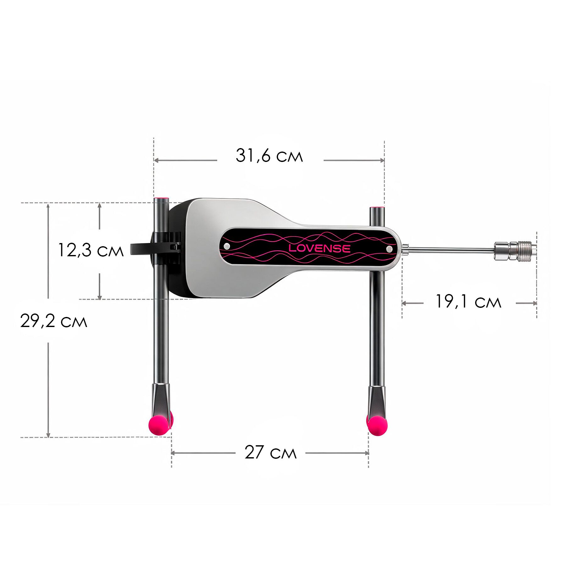 Міні-смарт секс-машина Lovense Mini Sex Machine, підходить для вебкам, 260 фрикцій/хв, дуже легка