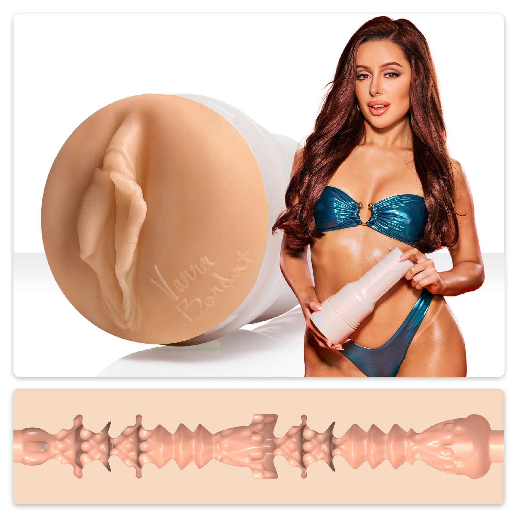 Мастурбатор Fleshlight Girls: Vanna Bardot – Dopamine, со слепка вагины, очень нежный