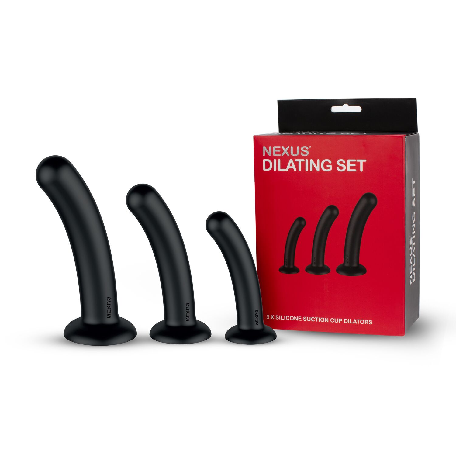 Набор дилдо Nexus Dilating Set (17 см, 15 см, 12,5 см)