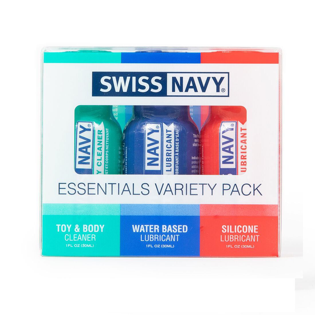 Распродажа!!! Набор Swiss Navy Essentials Variety Pack 3 х 30 мл (срок 21.01.2027)