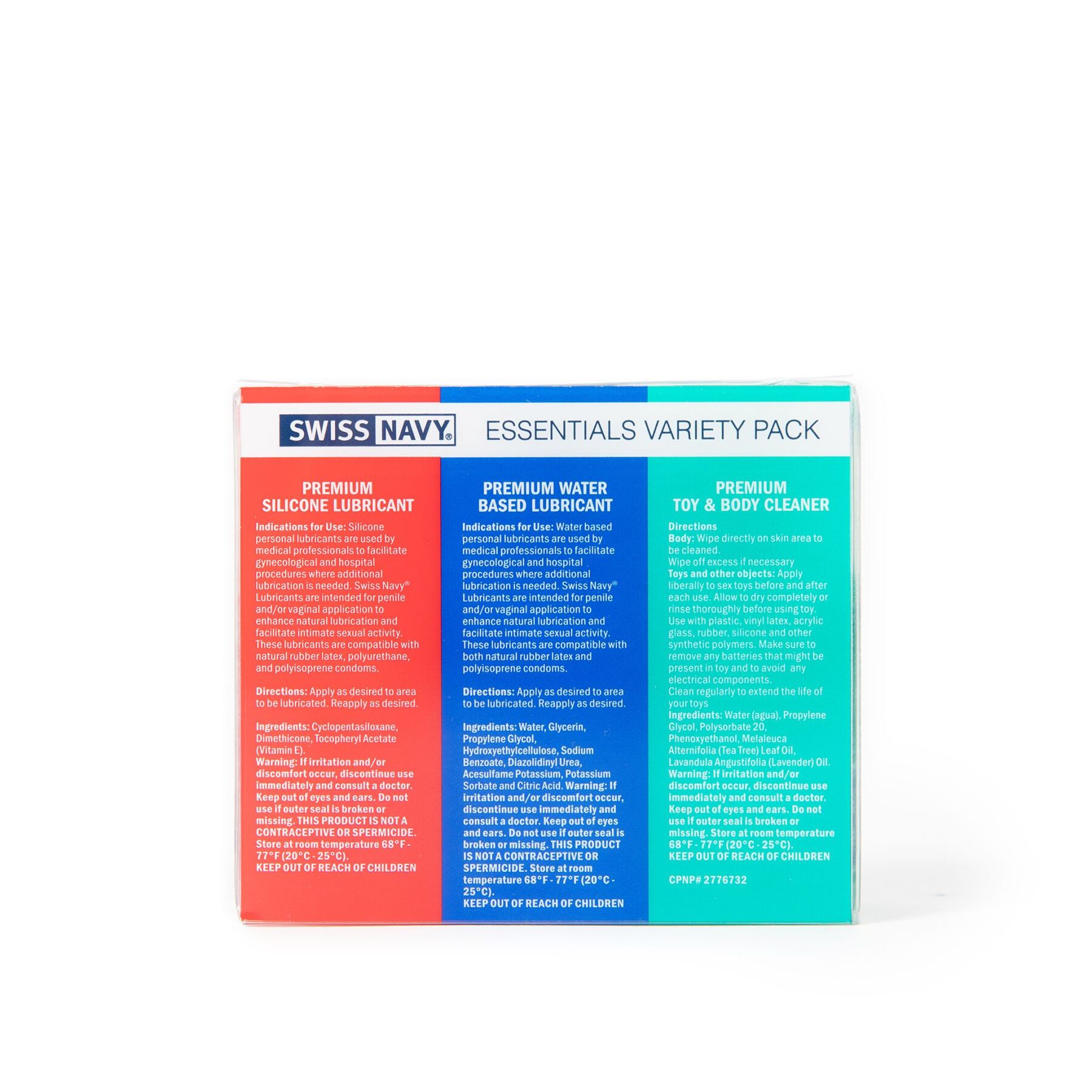 Распродажа!!! Набор Swiss Navy Essentials Variety Pack 3 х 30 мл (срок 21.01.2027)