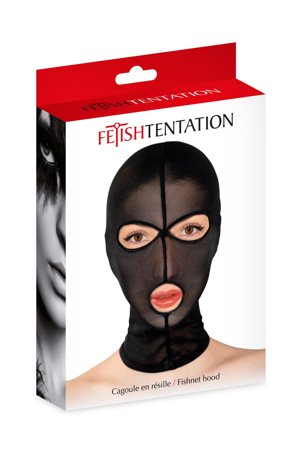 Капюшон Fetish Tentation Feshnet Hood, напівпрозора сітка