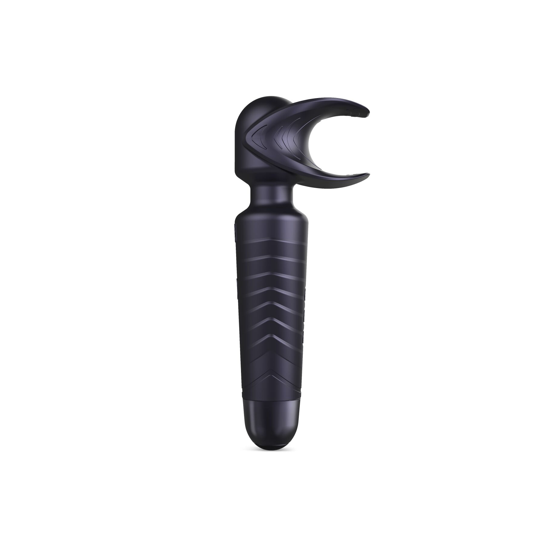 Мастурбатор-вибромассажер Manwan MAN.WAND EVO Black Plum, отлично для пар, виброминет