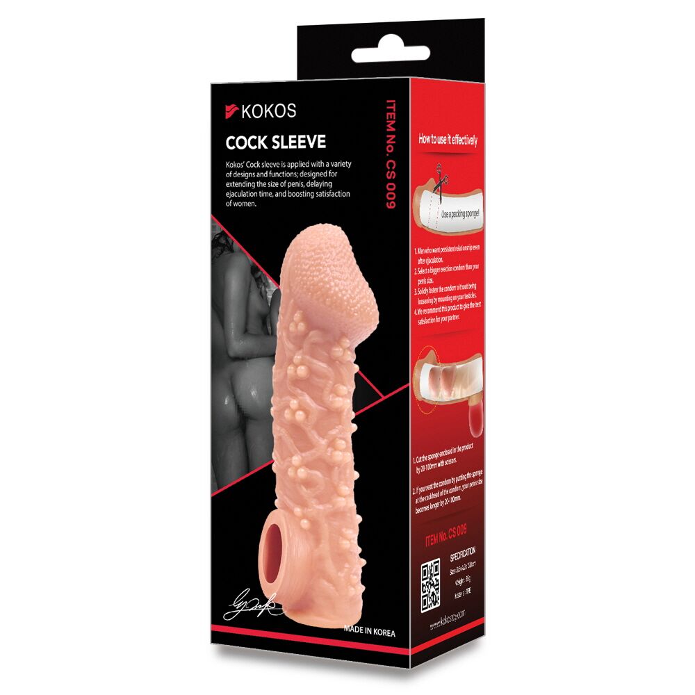 Насадка на член Kokos Cock Sleeve CS 009 M
