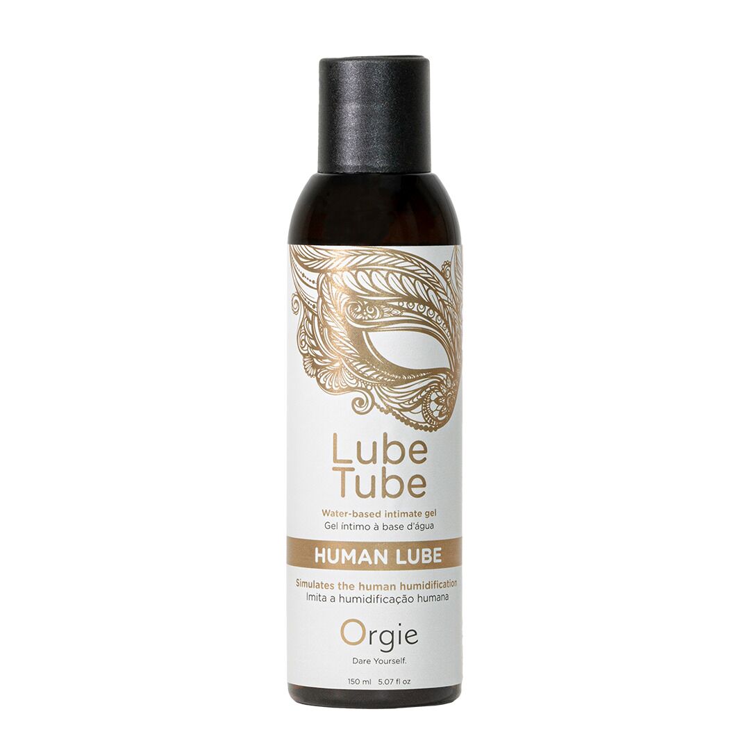 Лубрикант на водной основе Orgie Lube Tube Human Lube, 150 мл, имитация естественной смазки и слюны