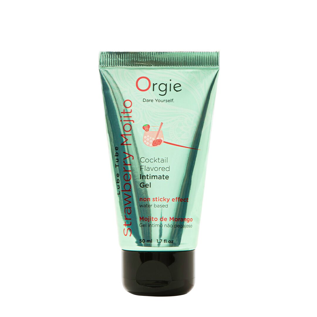 Розпродаж!!! Лубрикант на водній основі Orgie Lube Tube Strawberry Mojito 50мл (термін 31.07.2026)