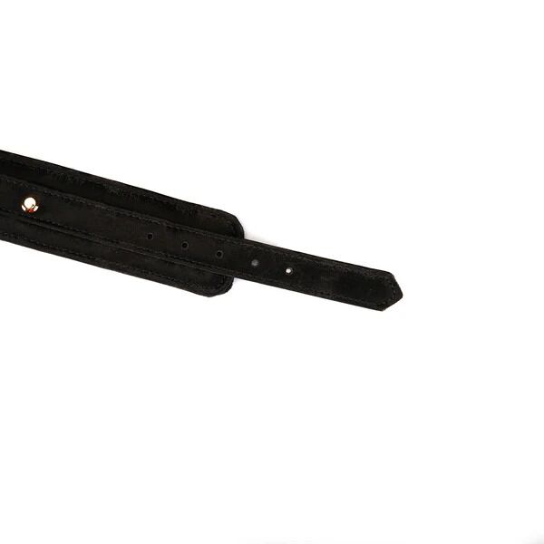 Наручники Liebe Seele Boudoir Amor Wrist Cuffs Black, соединительная цепочка на карабинах