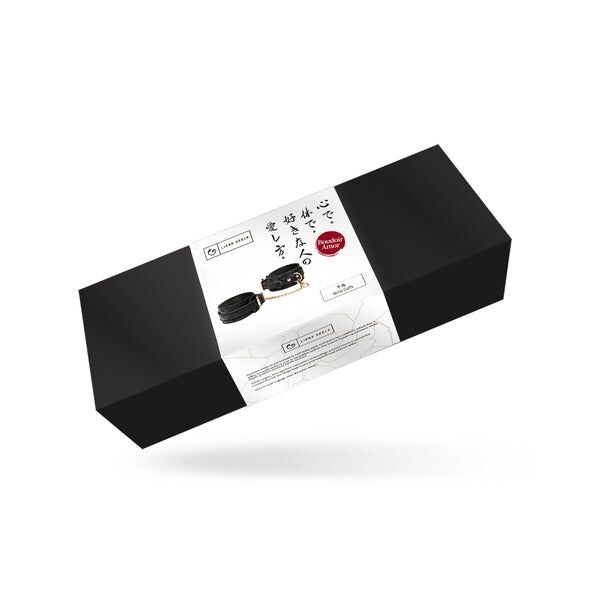 Наручники Liebe Seele Boudoir Amor Wrist Cuffs Black, соединительная цепочка на карабинах