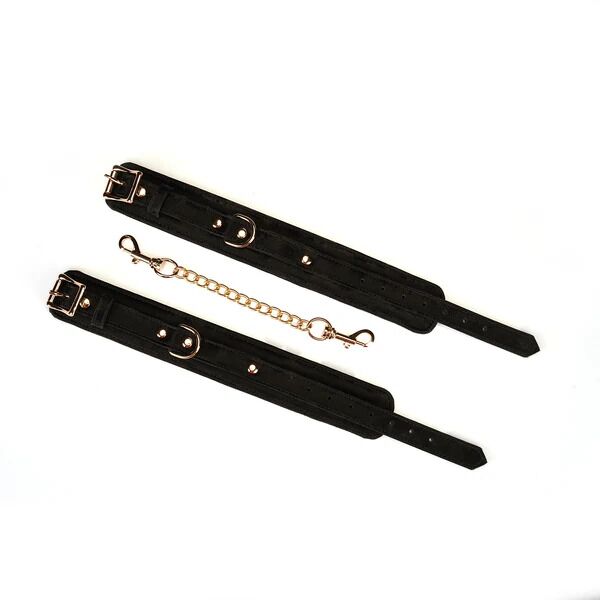 Поножи Liebe Seele Boudoir Amor Ankle Cuffs Black, съемная соединительная цепочка