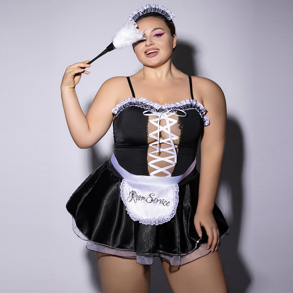 Эротический костюм горничной JSY P61110 Plus Size