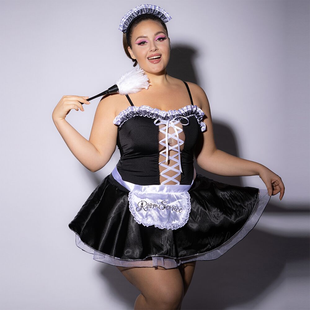 Эротический костюм горничной JSY P61110 Plus Size