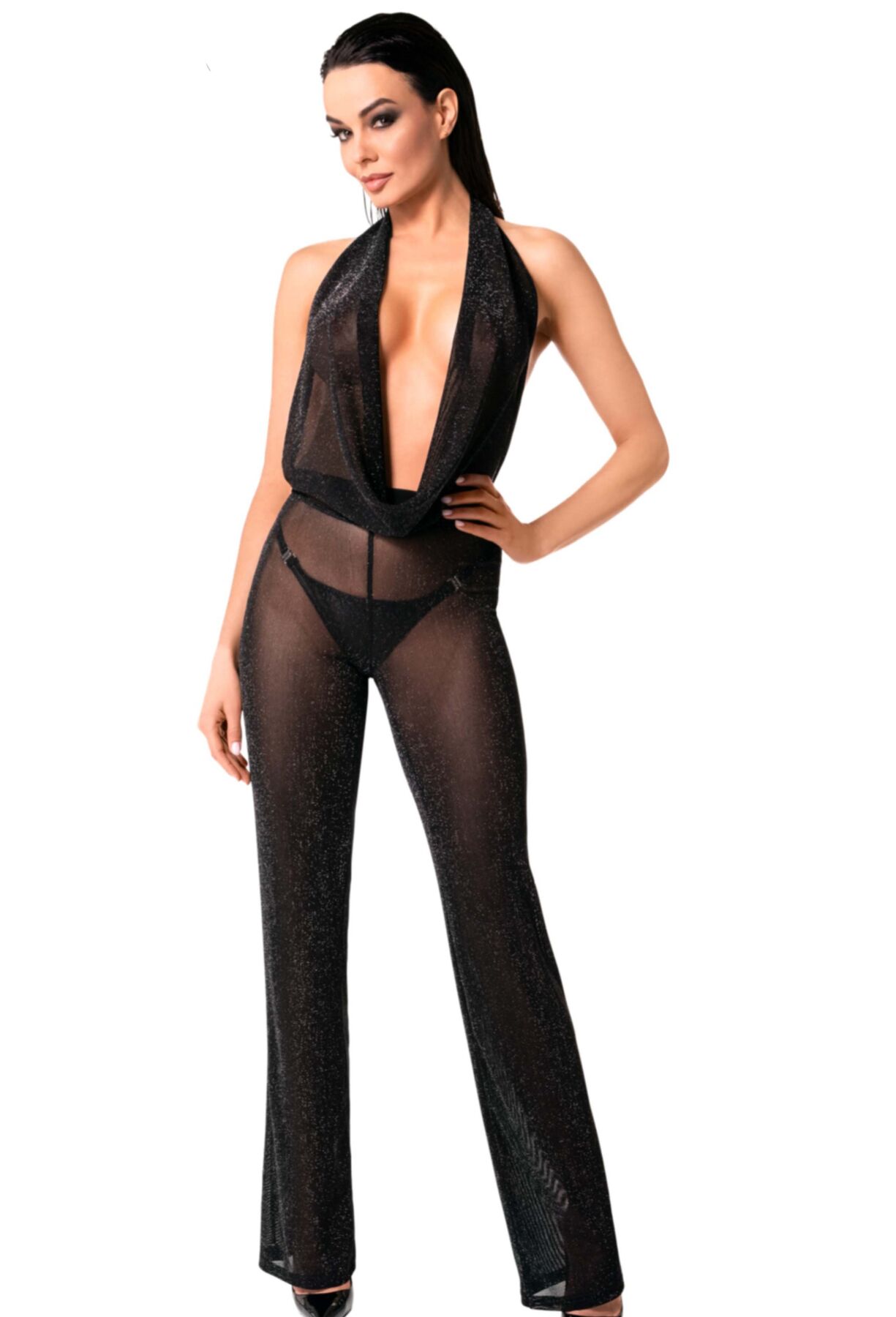Комбинезон Noir Handmade F350 Shiny tulle overall - L