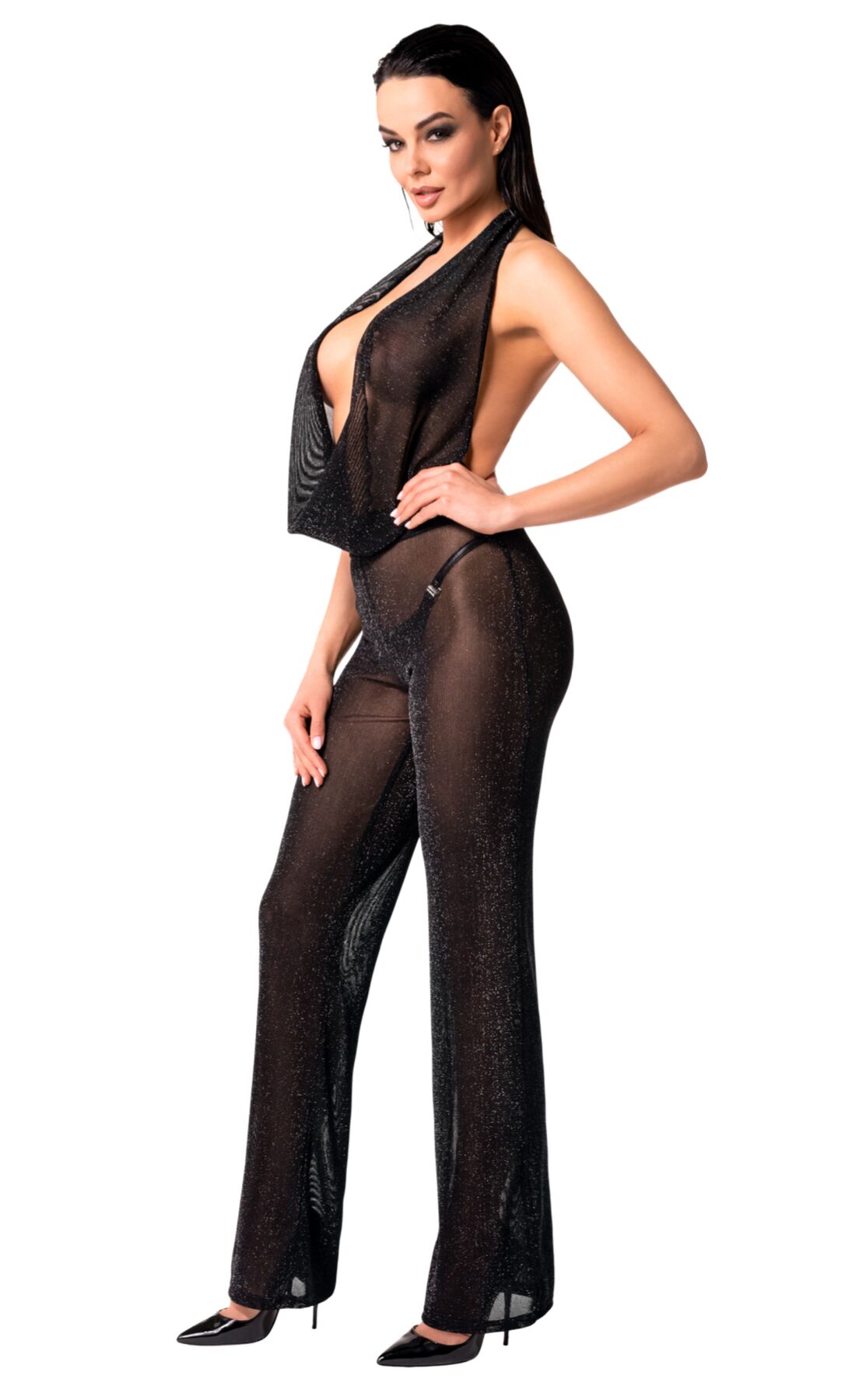 Комбинезон Noir Handmade F350 Shiny tulle overall - L