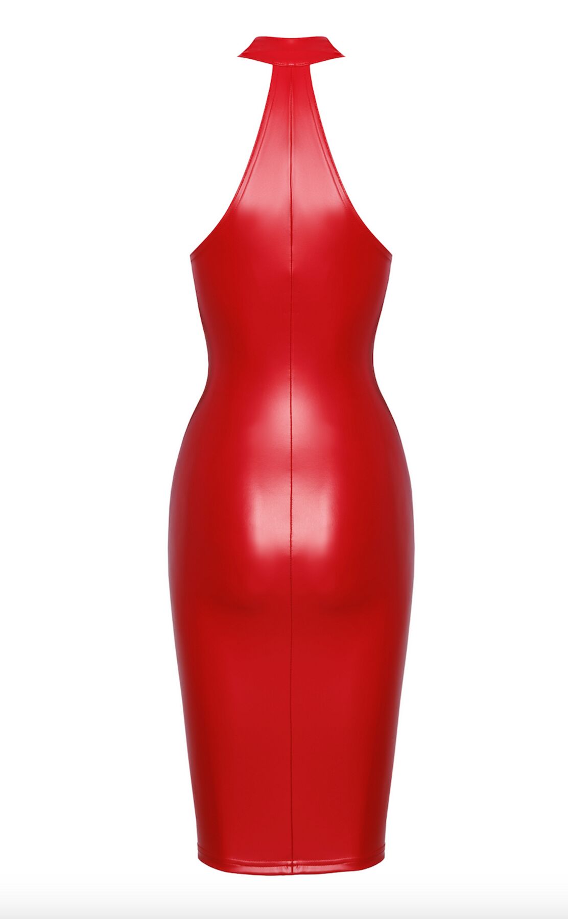 Платье Noir Handmade F354 Red powerwetlook dress - M