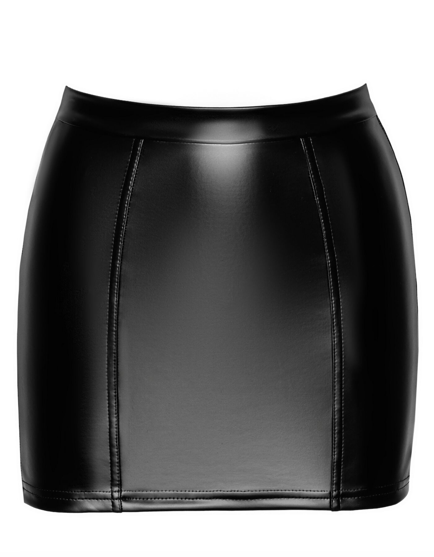 Спідниця Noir Handmade F341 Powerwetlook and lace skirt - XXL