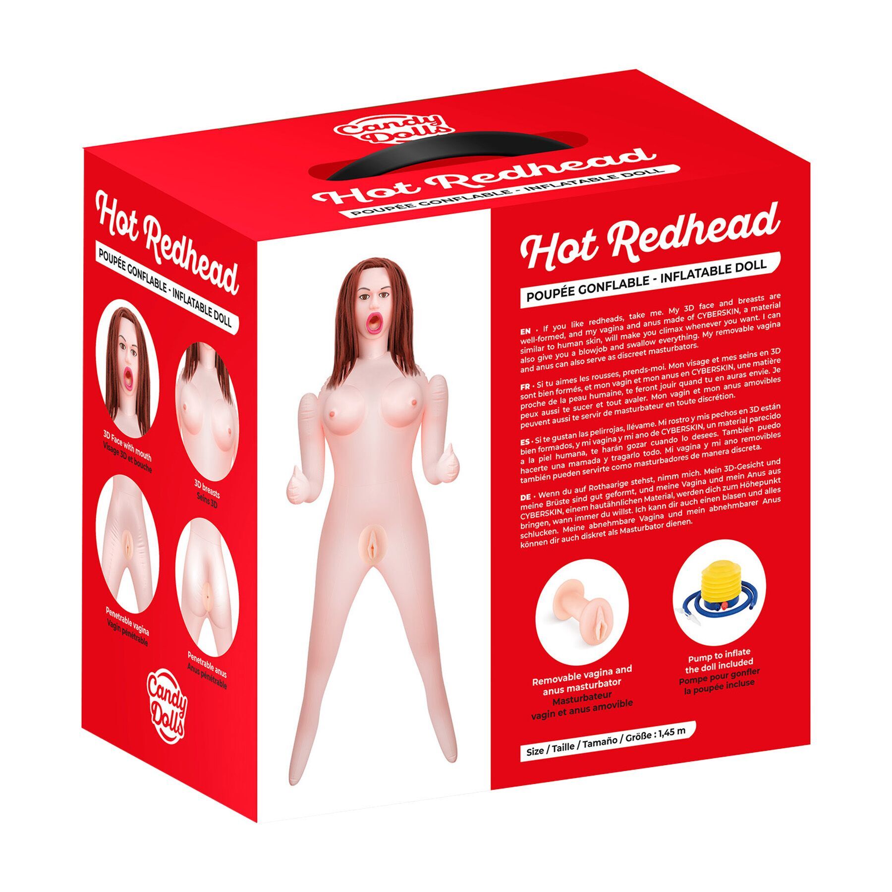 Надувна лялька Candy Dolls Hot Redhead (м'ята паковання!!!)