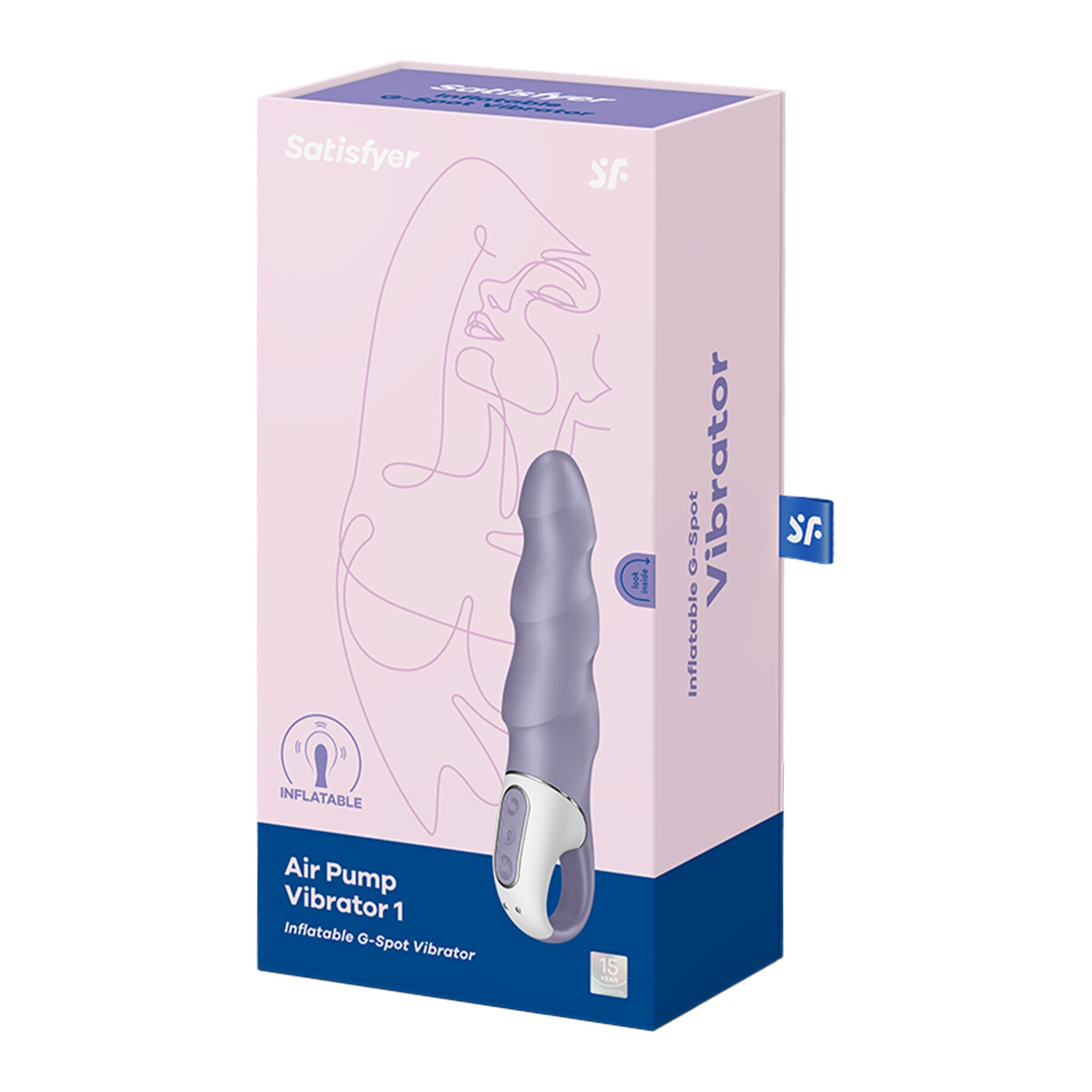 Вибратор надувной Satisfyer Air Pump Vibrator 1