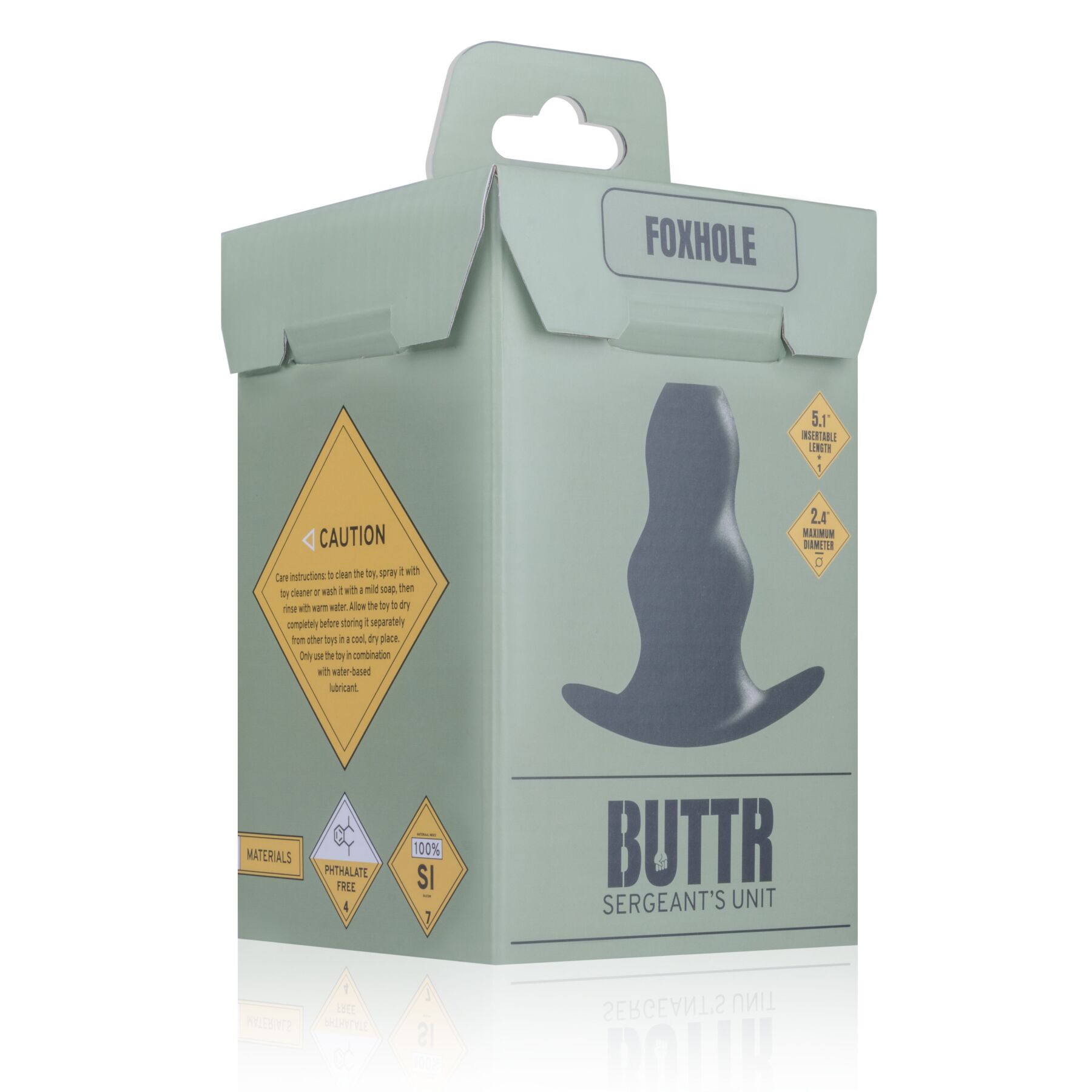 Анальная пробка BUTTR - Foxhole Hollow Butt Plug