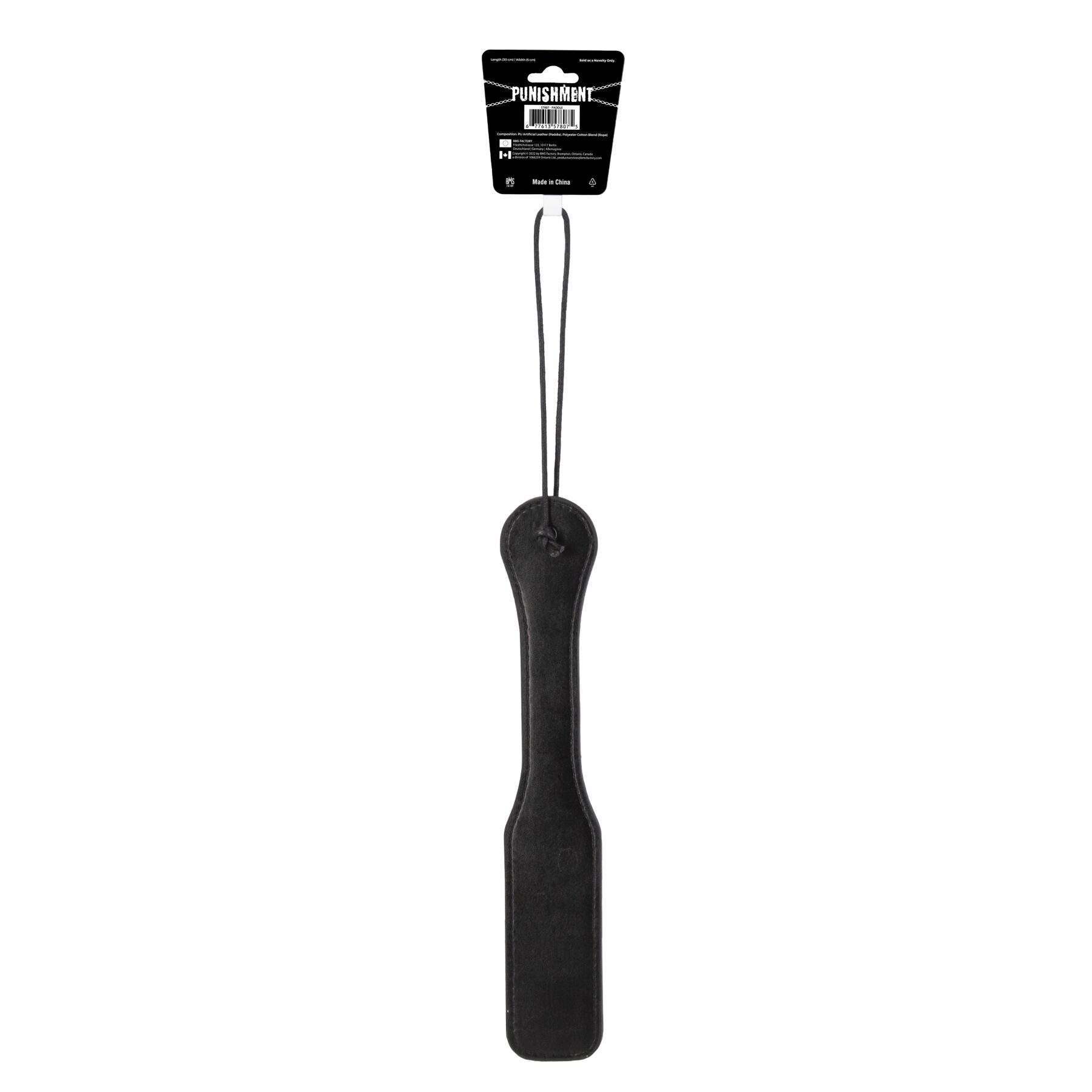 Паддл Punishment - Purple Lips Paddle - Black