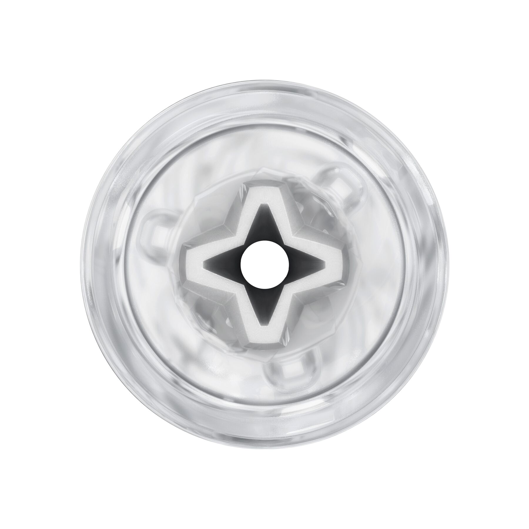 Мастурбатор Kiiroo Feel Pocket Crystal, сумісний з інтерактивною насадкою PowerBlow