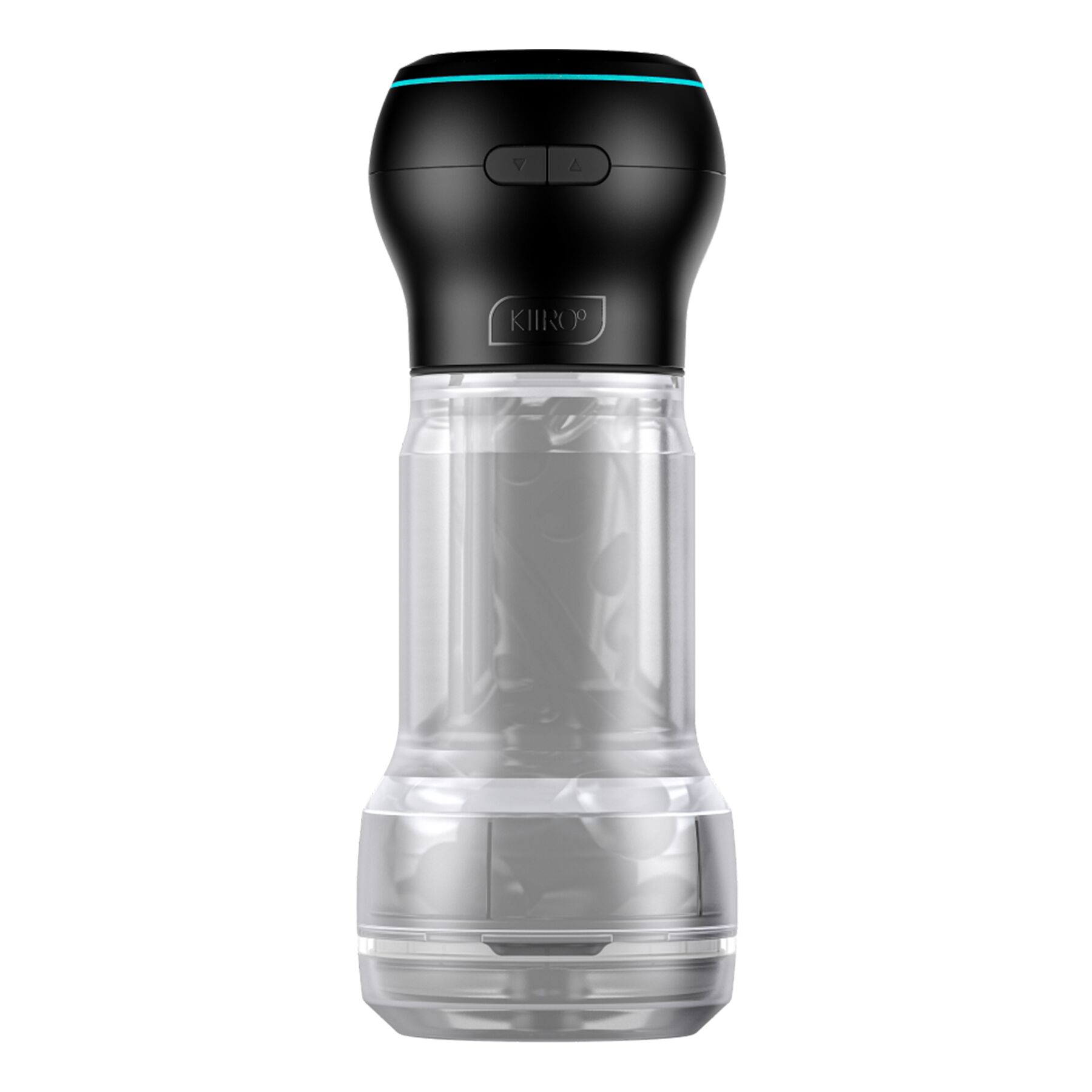Мастурбатор Kiiroo Feel Pocket Crystal с всасывающей интерактивной насадкой PowerBlow Combo Set