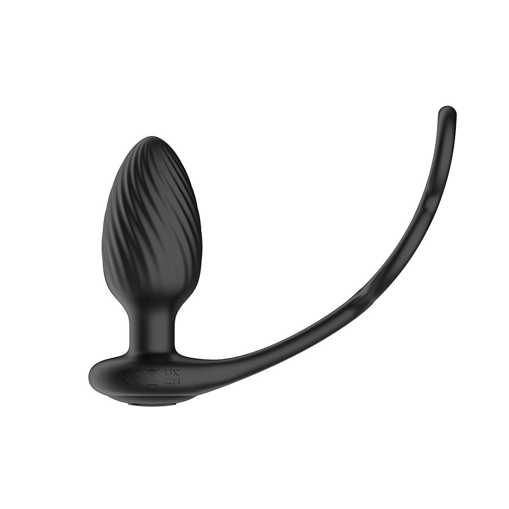 Анальна вібропробка Nexus Tornado Cock and Ball Ring обертання+вібрація, ерекційне кільце, пульт