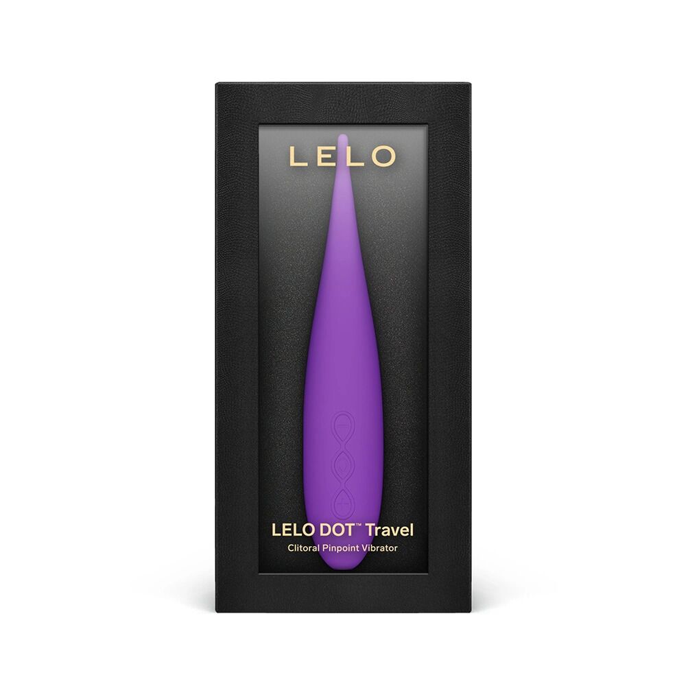 Клиторальный вибратор LELO DOT Travel Purple, точечная стимуляция, 8 режимов