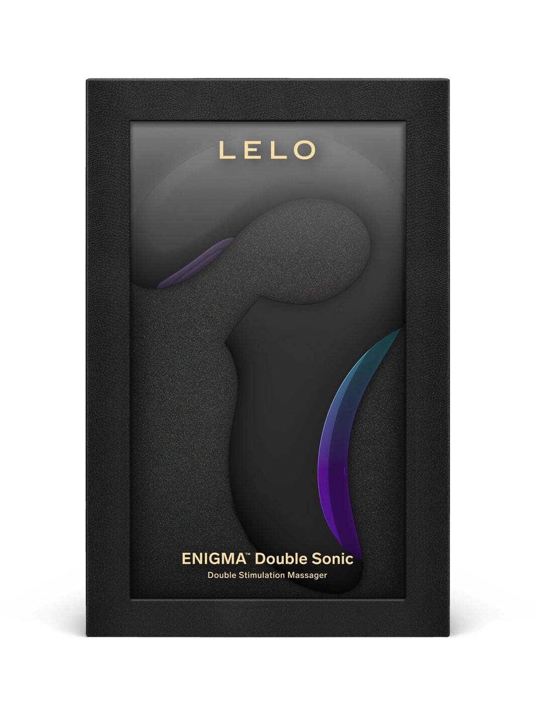 Клиторально-вагинальный звуковой стимулятор LELO Enigma Double Sonic Black