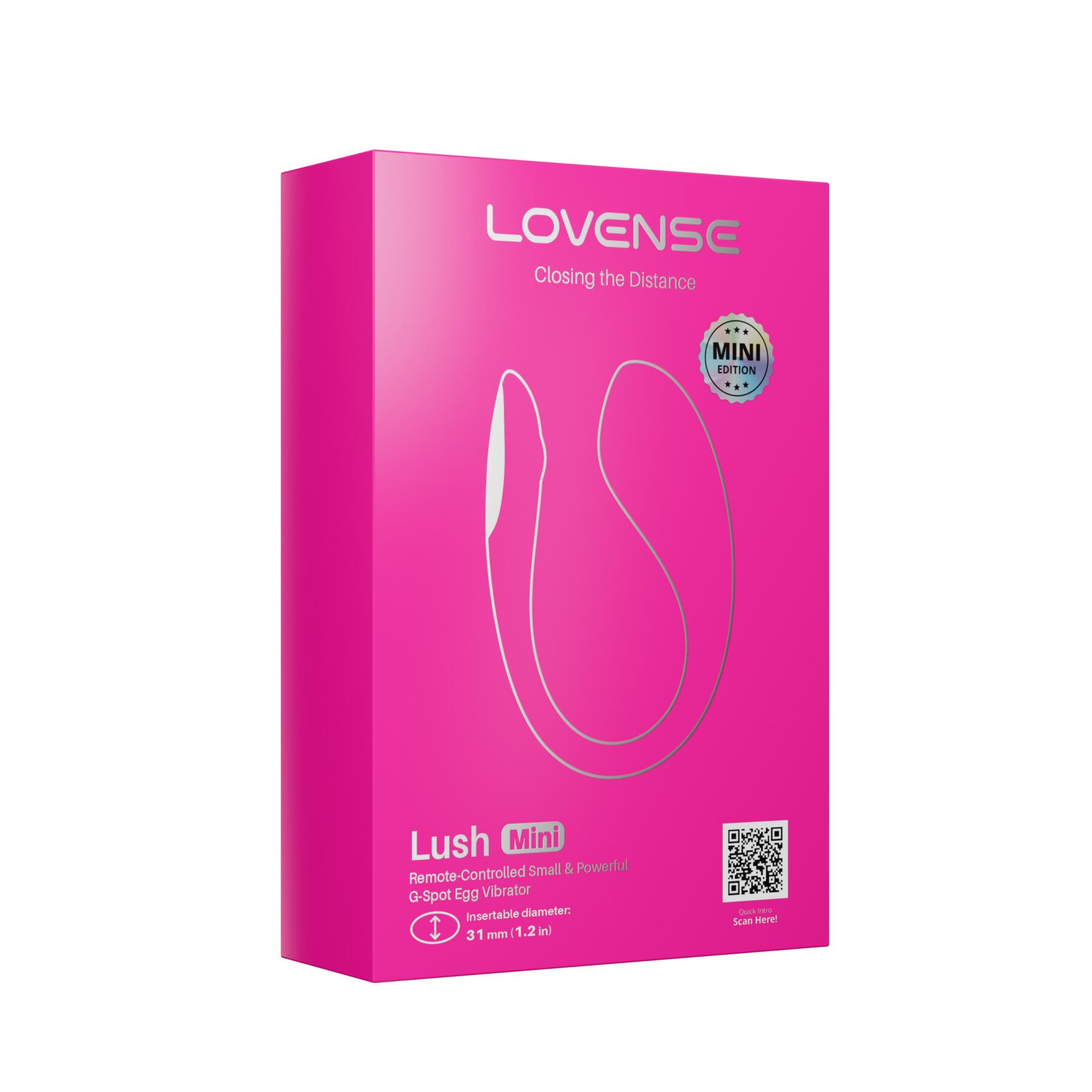 Мини смарт-виброяйцо Lovense Lush Mini, уменьшенная версия Lovense Lush 4