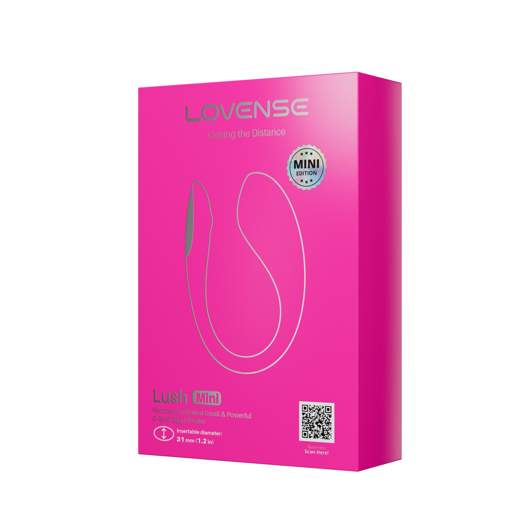 Мини смарт-виброяйцо Lovense Lush Mini, уменьшенная версия Lovense Lush 4