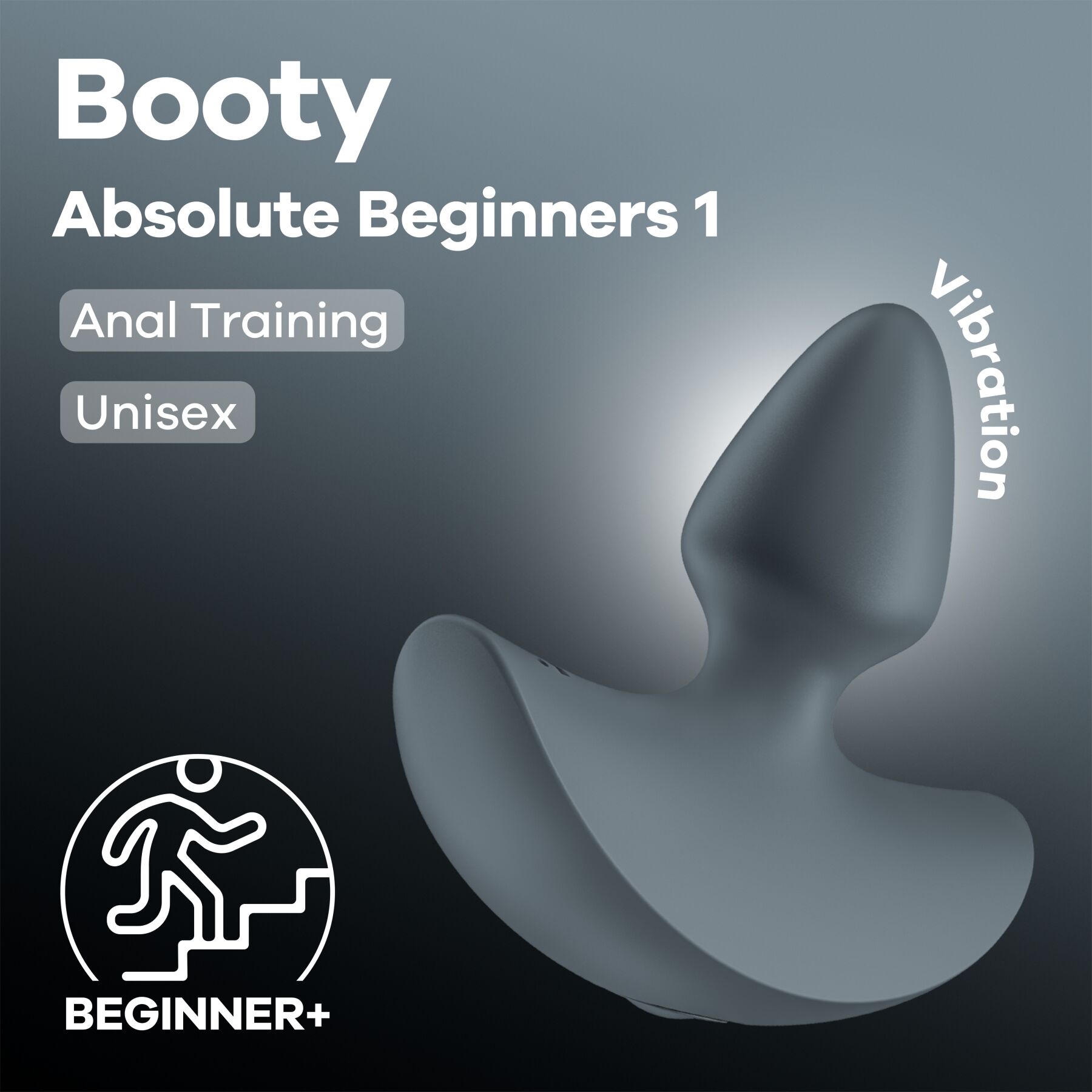 Анальна вібропробка Satisfyer Booty Absolute Beginners 1, для початківців