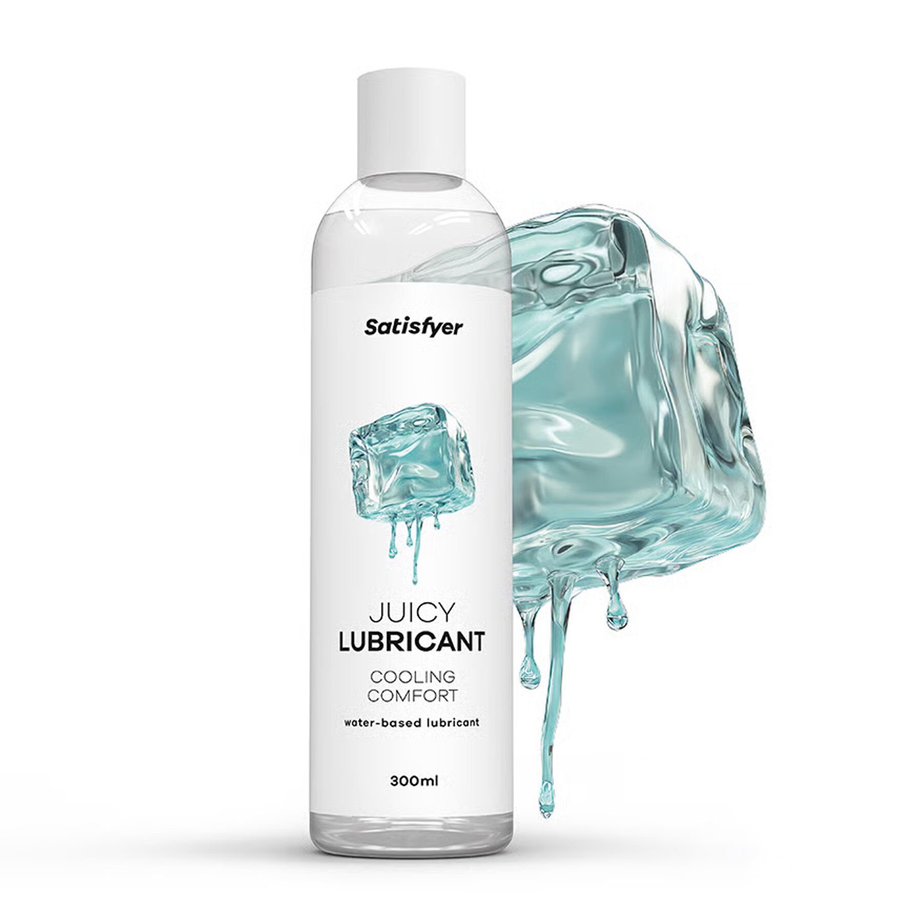 Лубрикант на водной основе Satisfyer Juicy Lubricant Cooling Comfort water based 300 мл