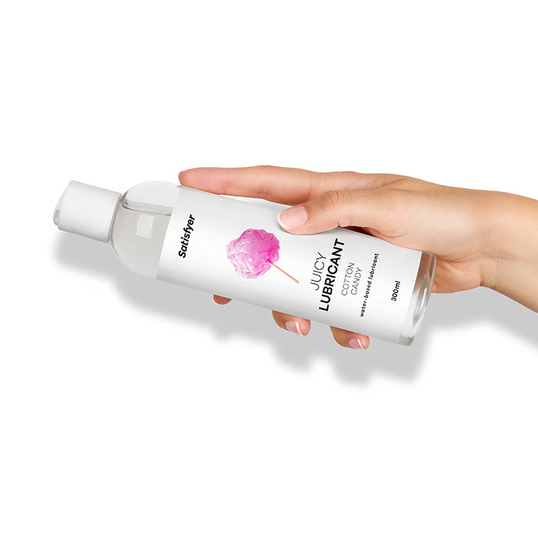 Лубрикант на водной основе Satisfyer Juicy Lubricant Cotton Candy water based 300 мл