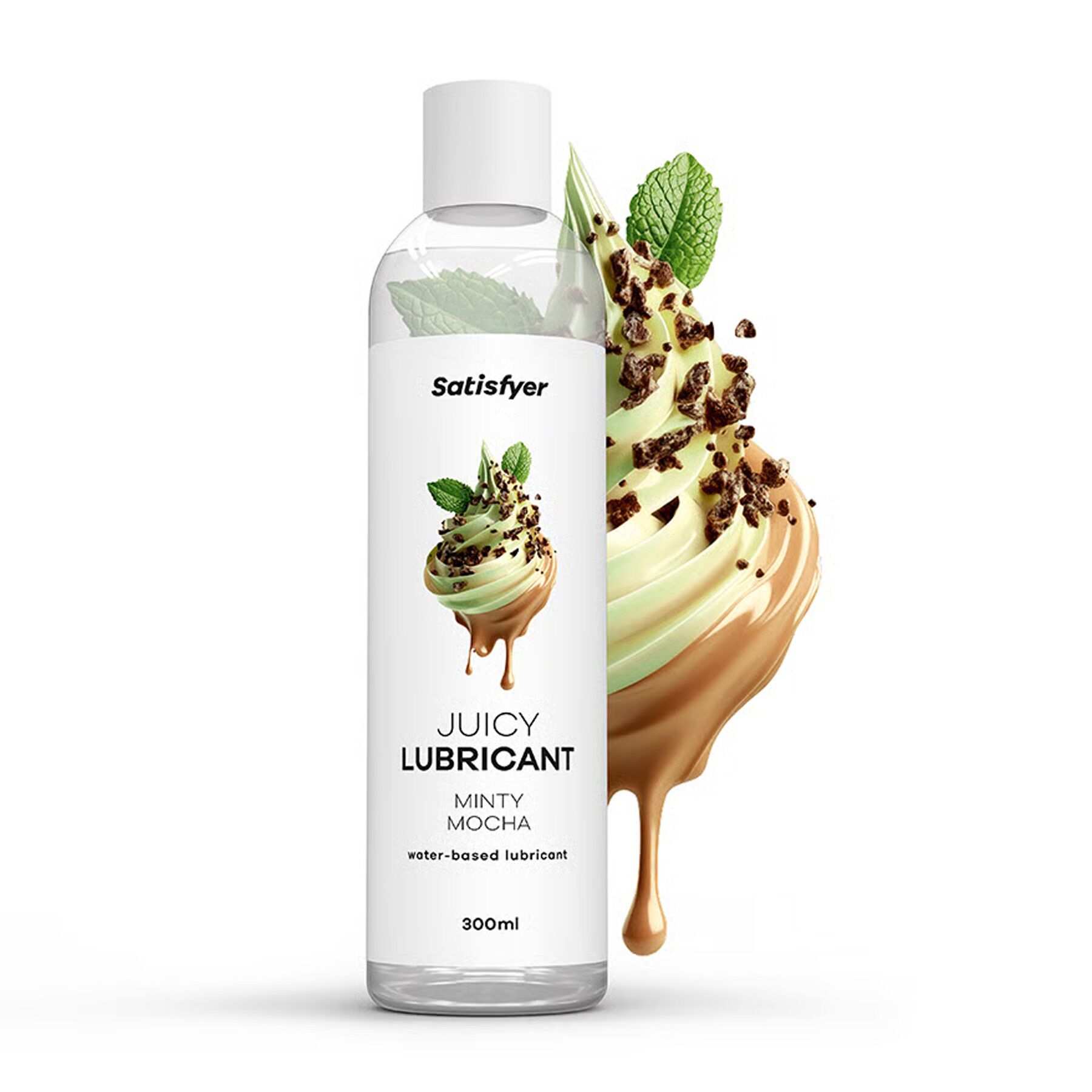 Лубрикант на водній основі Satisfyer Juicy Lubricant Minty Mocha water based 300 мл