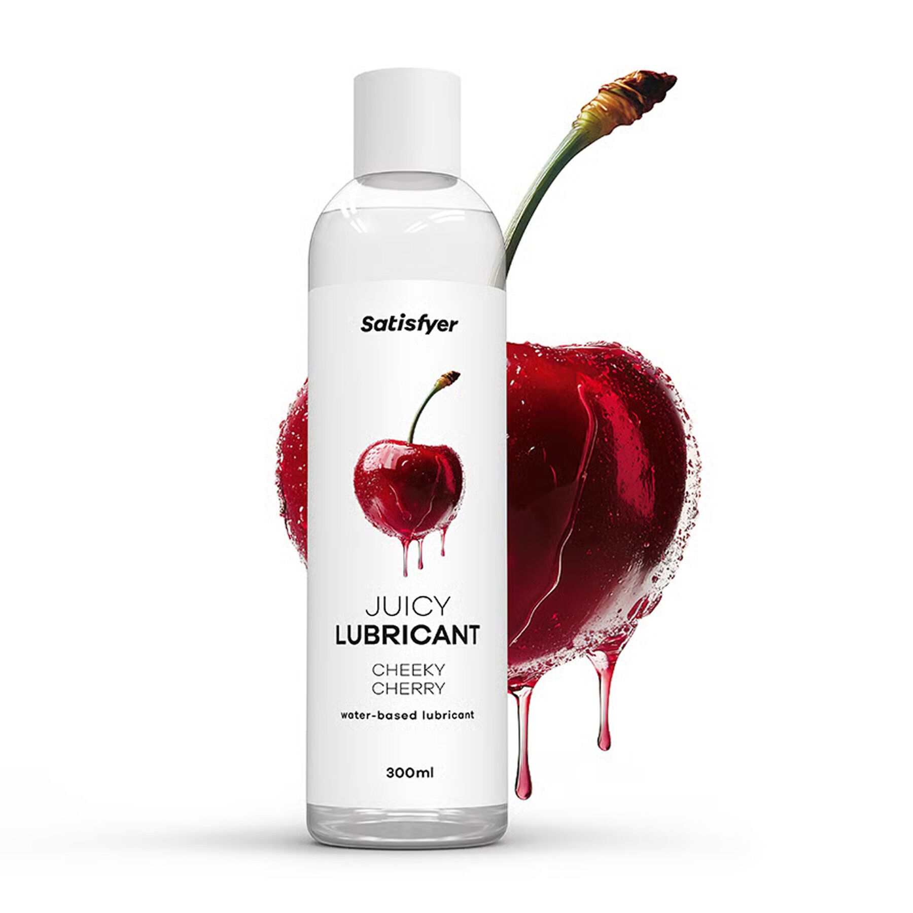 Лубрикант на водной основе Satisfyer Juicy Lubricant Cheeky Cherry water based 300 мл