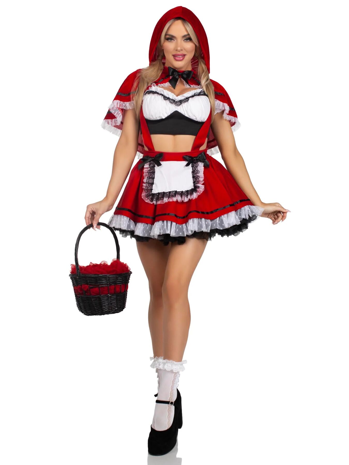 Костюм Красной Шапочки Leg Avenue Flirty Miss Red Top and Skirt M