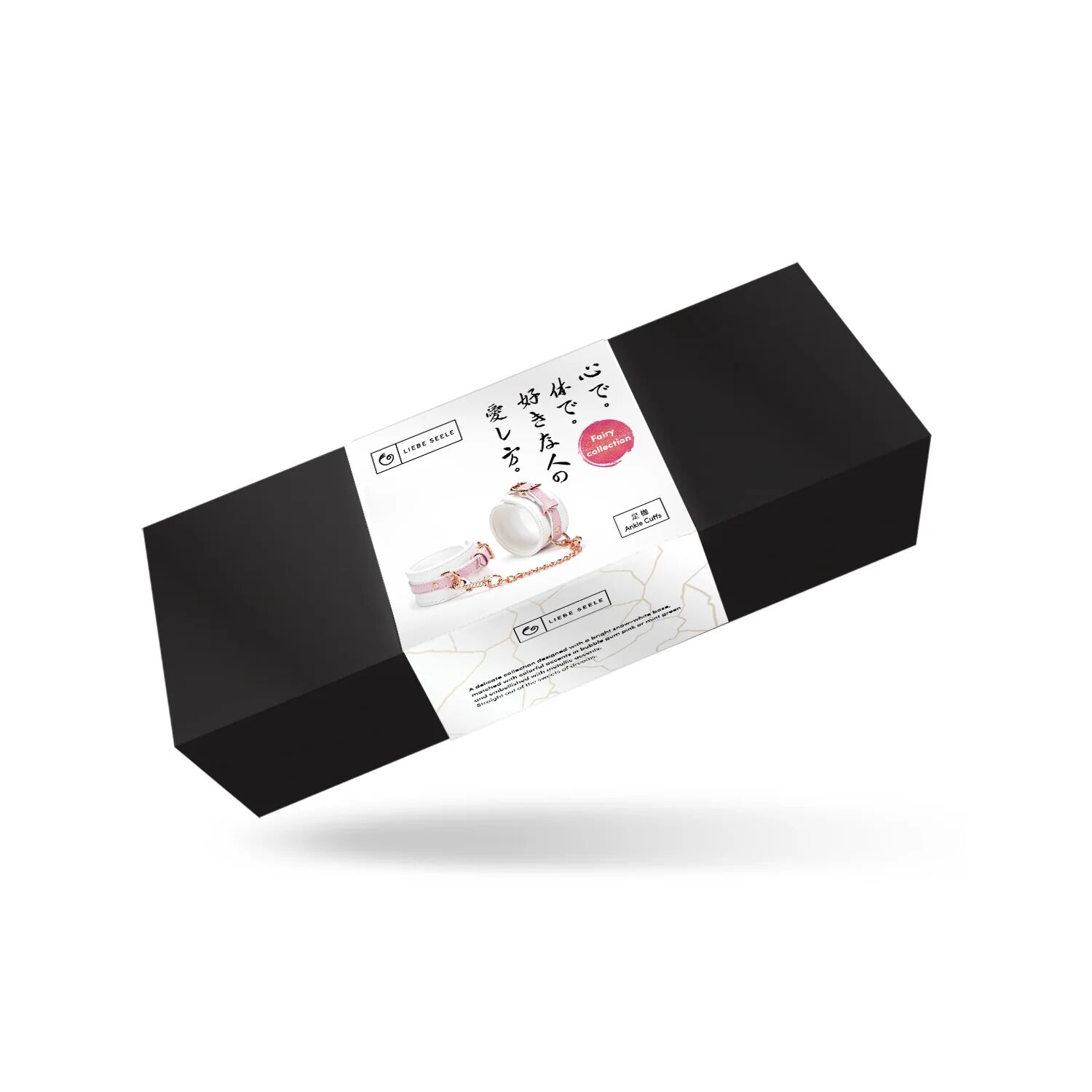 Поножі Liebe Seele White & Pink Fairy Leather Ankle Cuffs