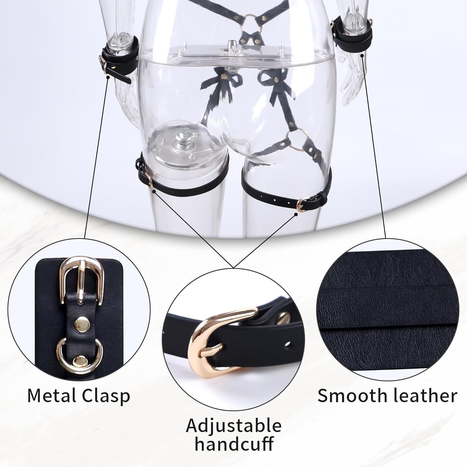 БДСМ-набір LOCKINK YEAHWOW Forced Nadu pose correction set