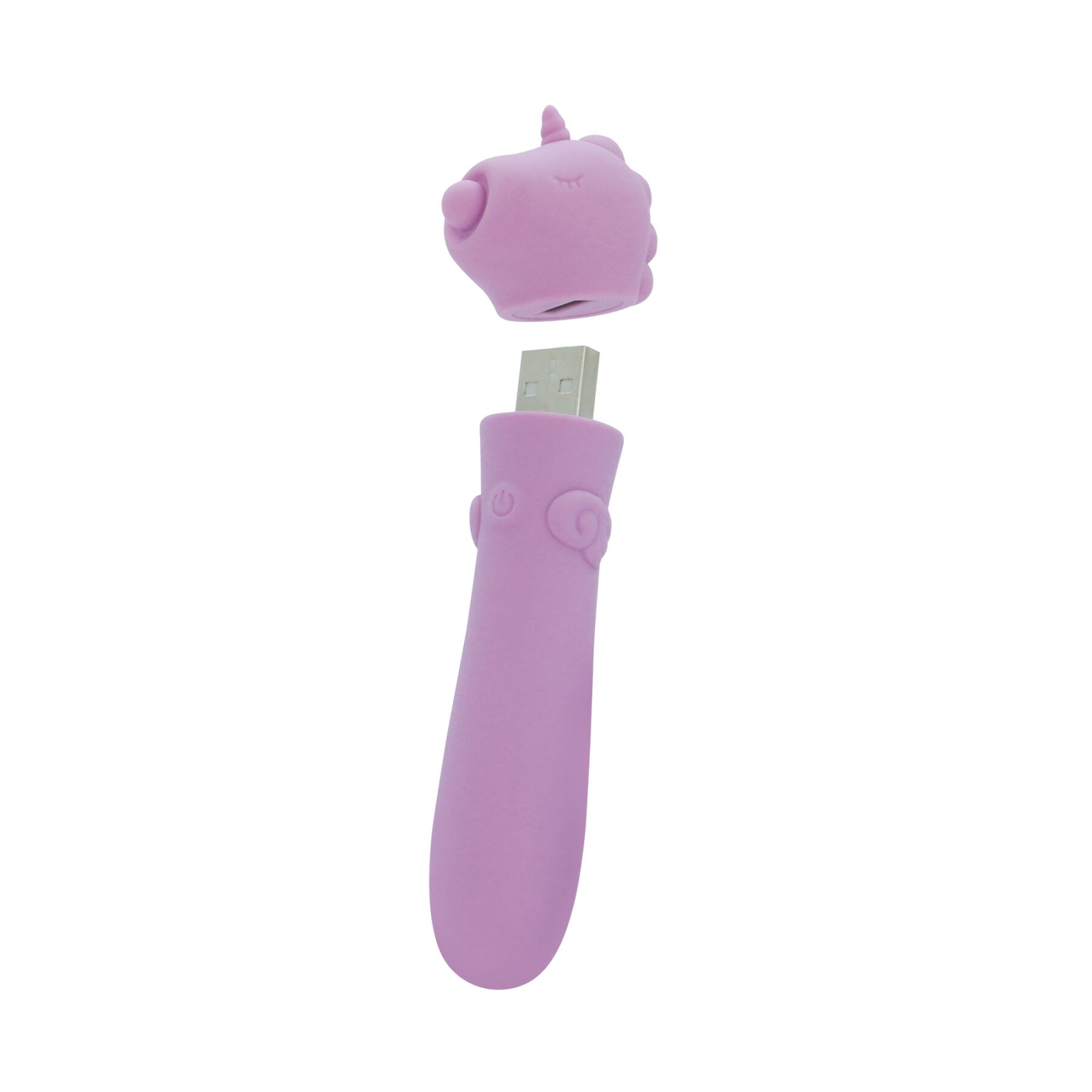 Вибратор-единорожка Unihorn USB Bullet – Karma Lilac, вибропуля, USB-зарядка, 10 режимов