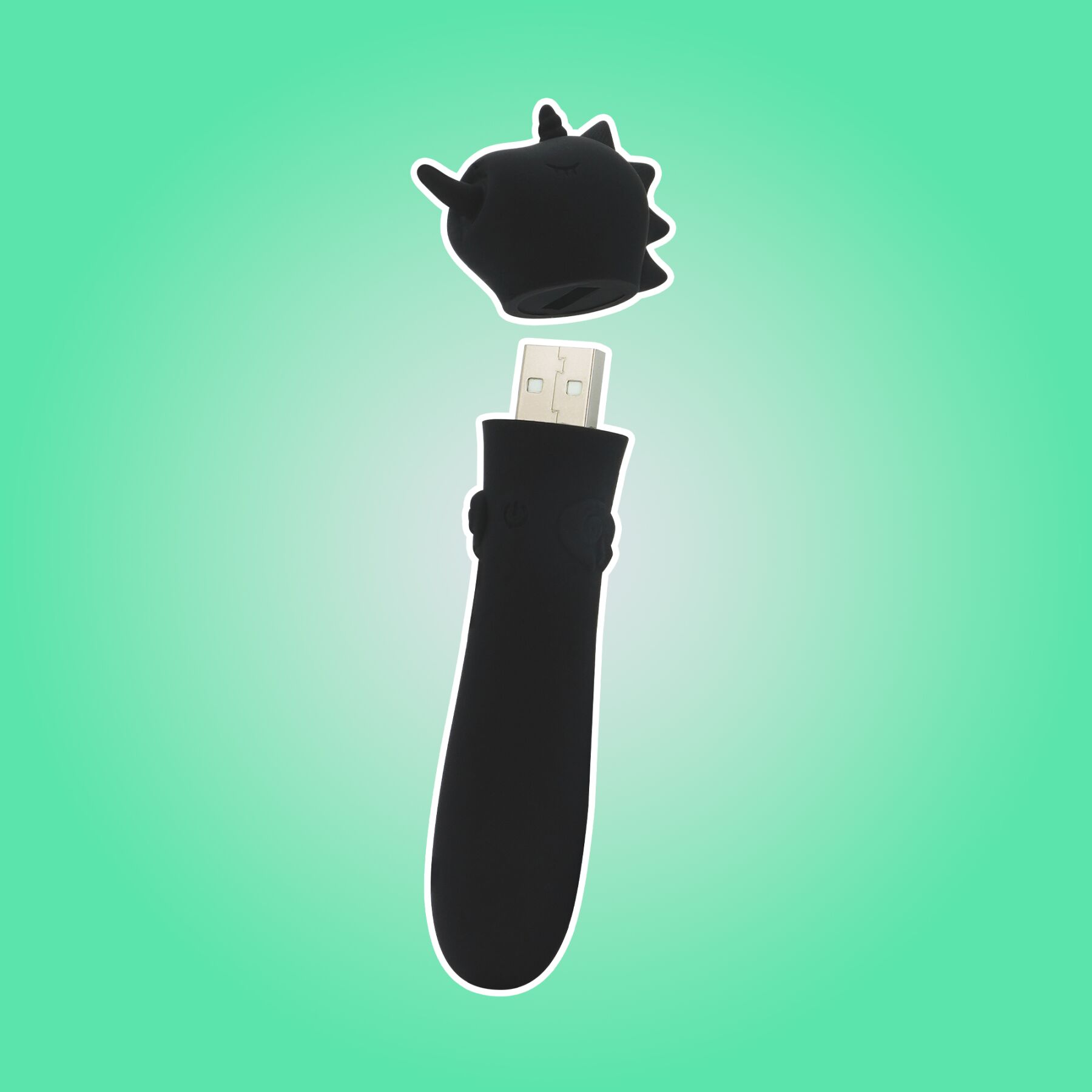 Вибратор-единорожка Unihorn USB Bullet – Wild Spirit, вибропуля, USB-зарядка, 10 режимов