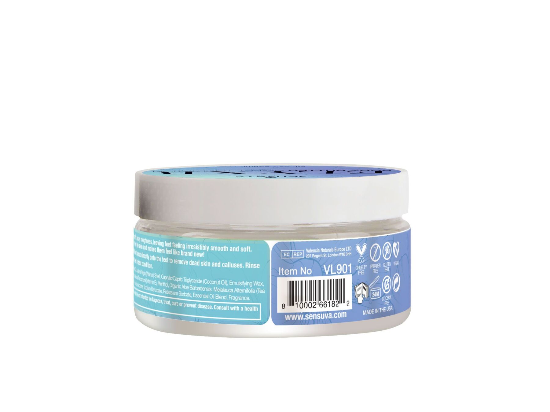 Скраб для ніг Sensuva ELXYR Sugar Scrub - Sweet Temptations (236 мл)