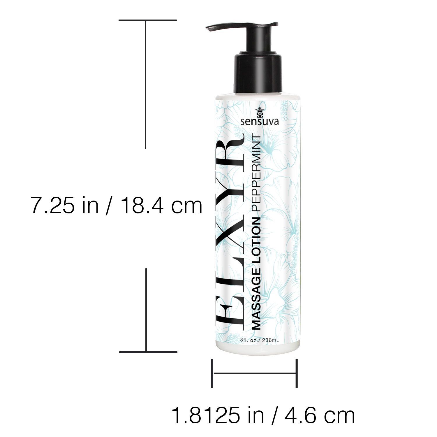 Лосьон для массажа ног и ступней Sensuva ELXYR Massage Lotion Peppermint (236 мл)