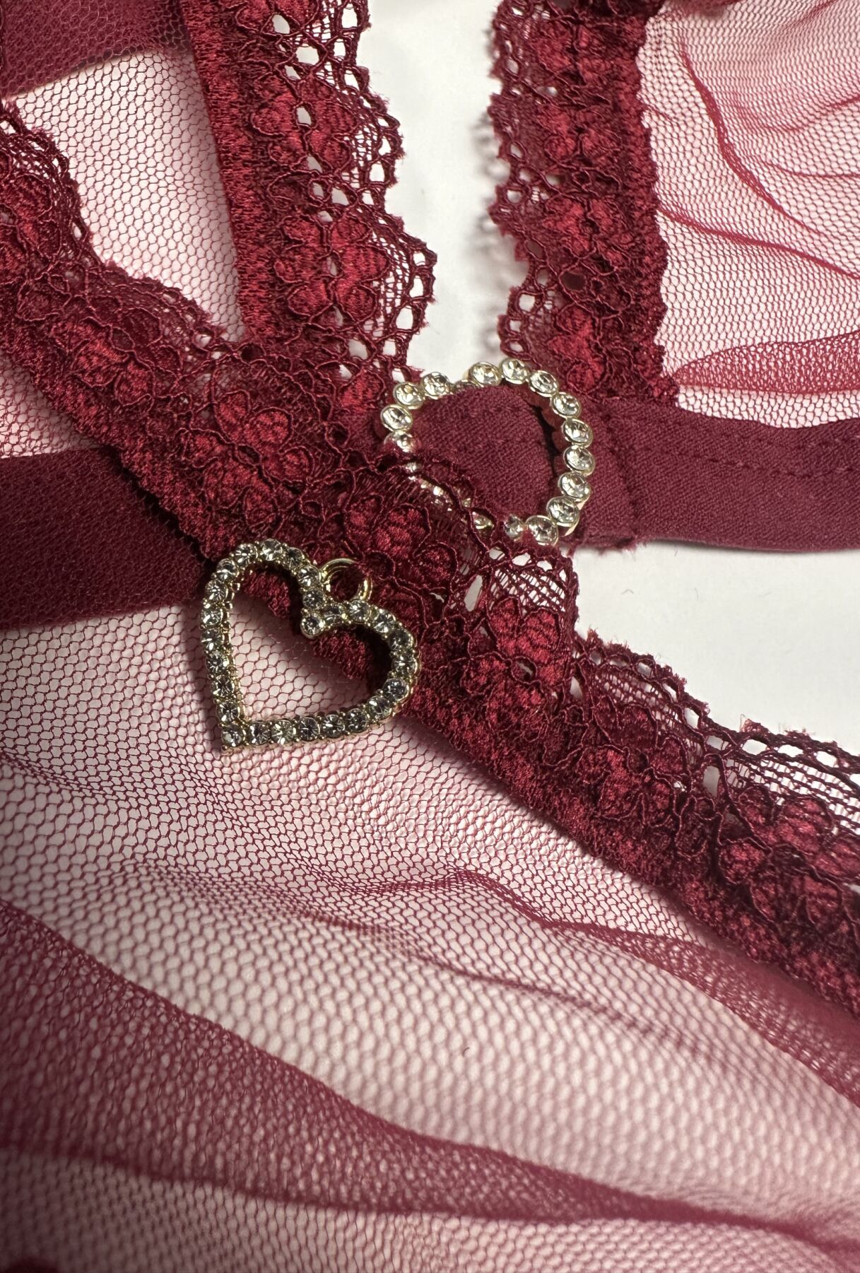 Комплект Passion BELISSANA SET burgundy L